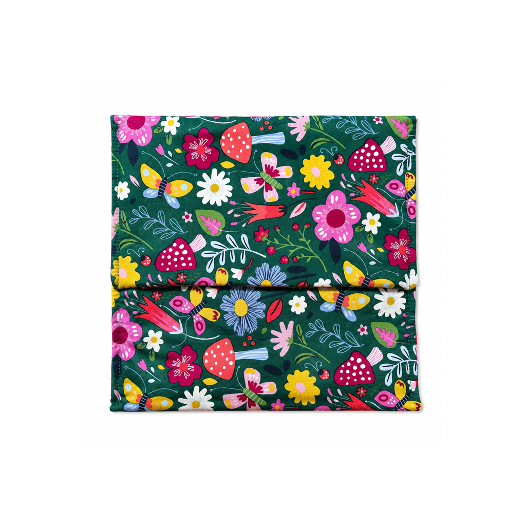 Mushroom print handmade microwave potato bag