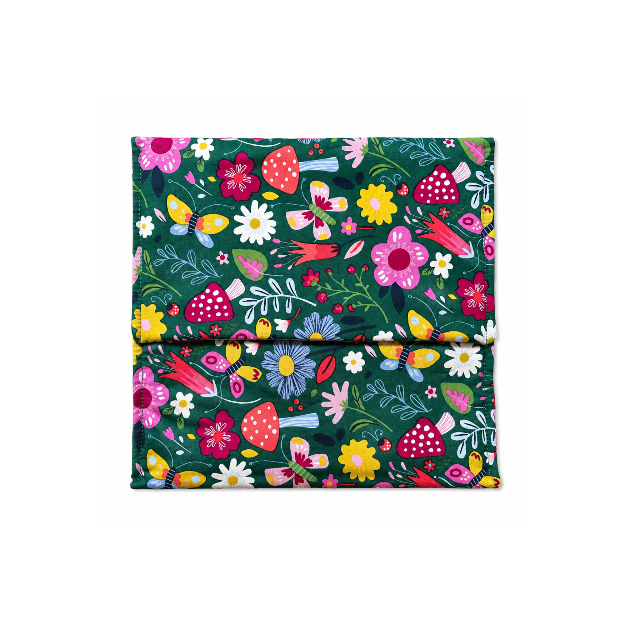 Mushroom print handmade microwave potato bag