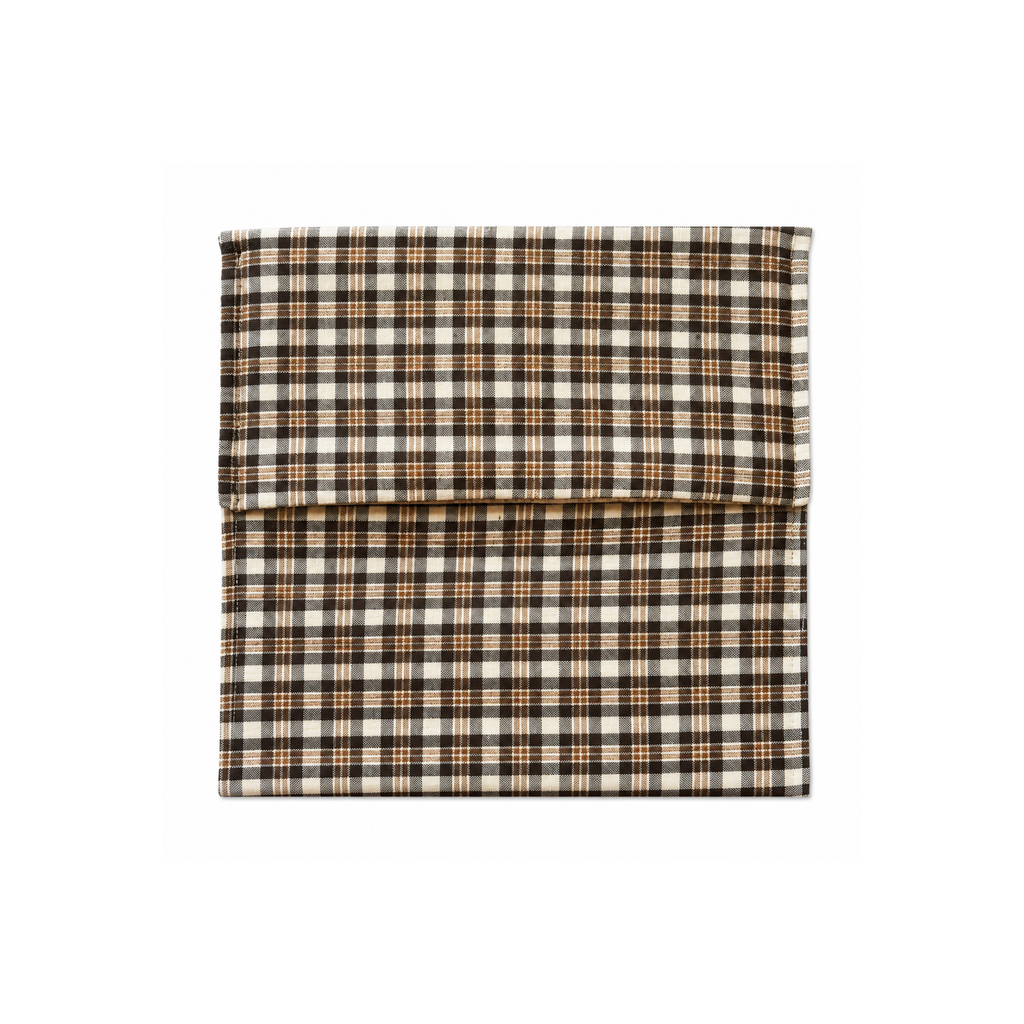 Plaid print handmade microwave potato bag