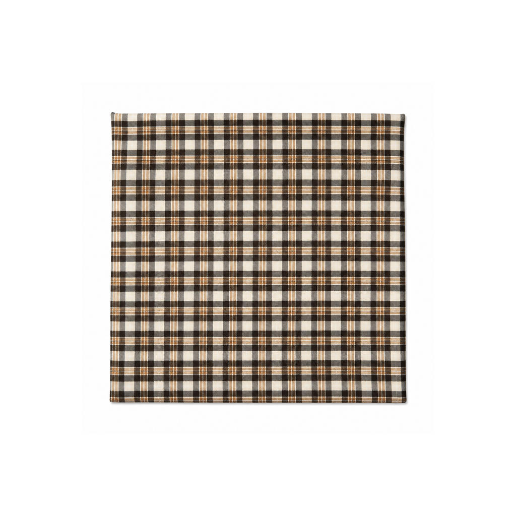 Handmade cotton microwave potato bag with country plaid print