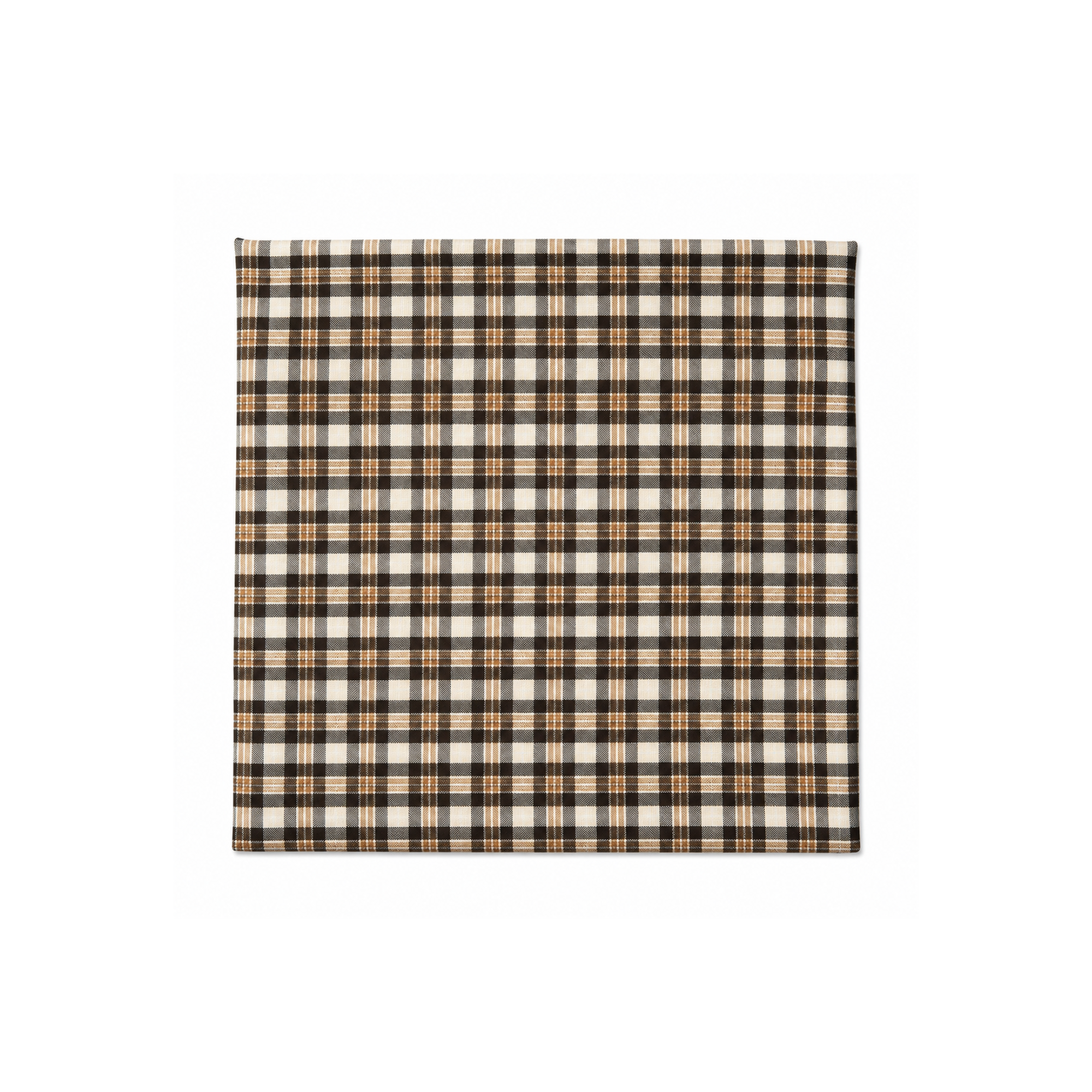 Handmade cotton microwave potato bag with country plaid print