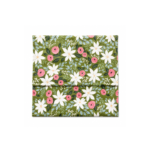 Berry and pine print handmade microwave potato bag