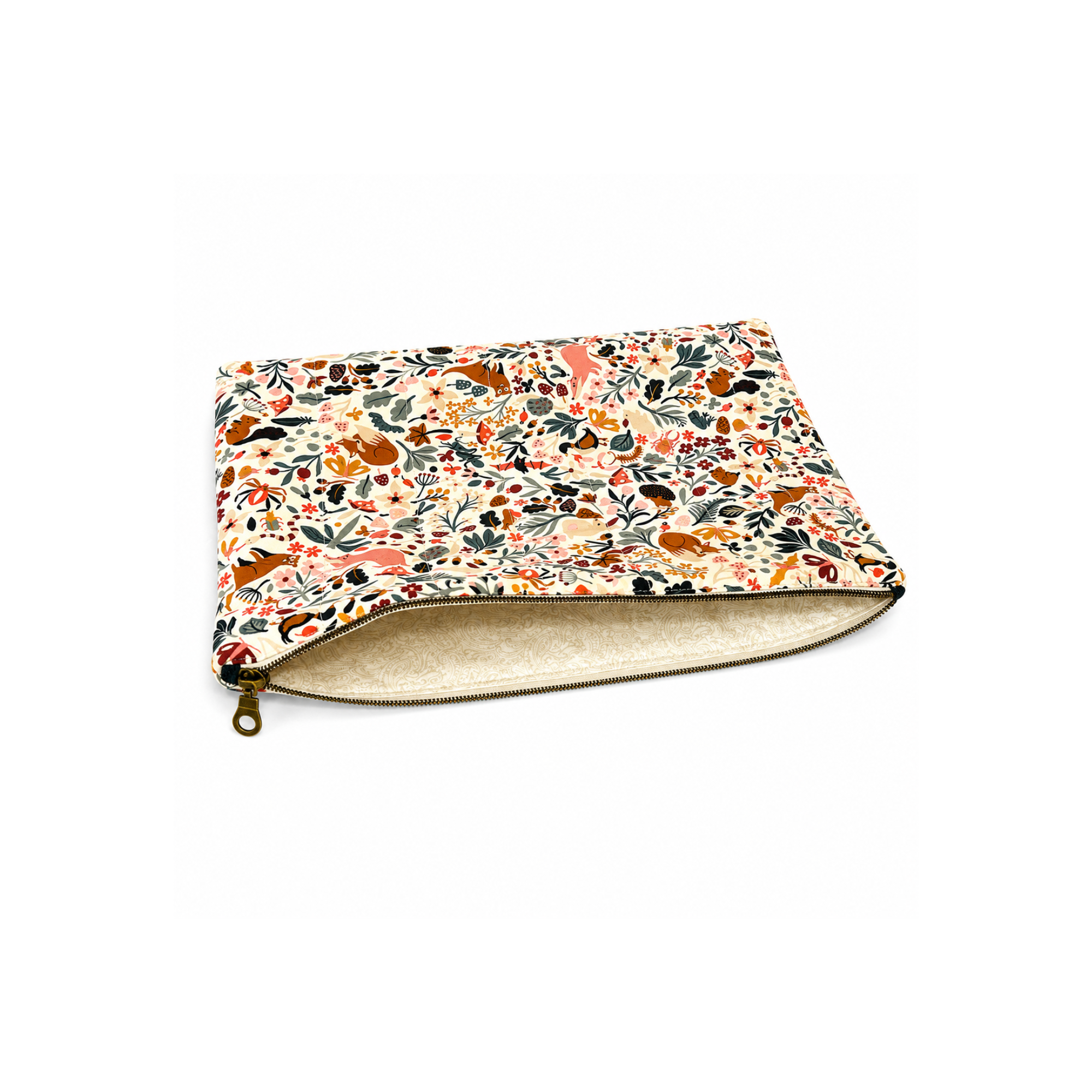 Meadow floral quilted computer case for MacBook