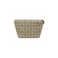 Handmade floral quilted cosmetic and makeup bag