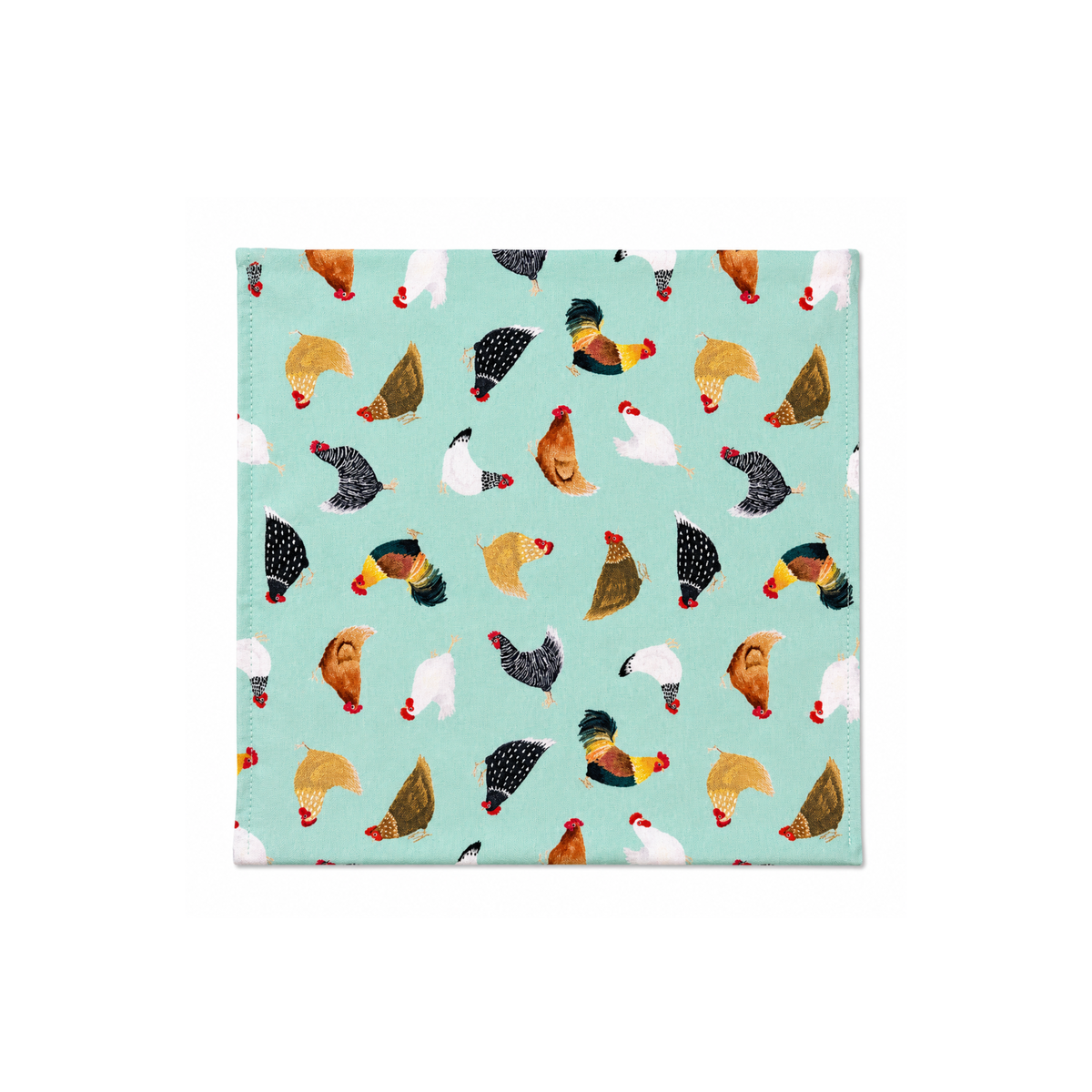 Chicken print handmade microwave potato bag