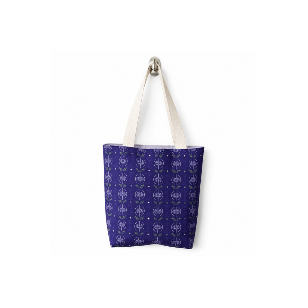 K.F. Breene Reversible Tote – Purple
