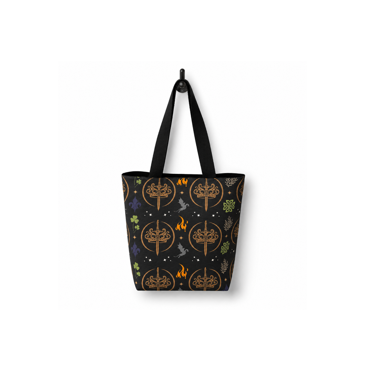K.F. Breene Reversible Tote – Black