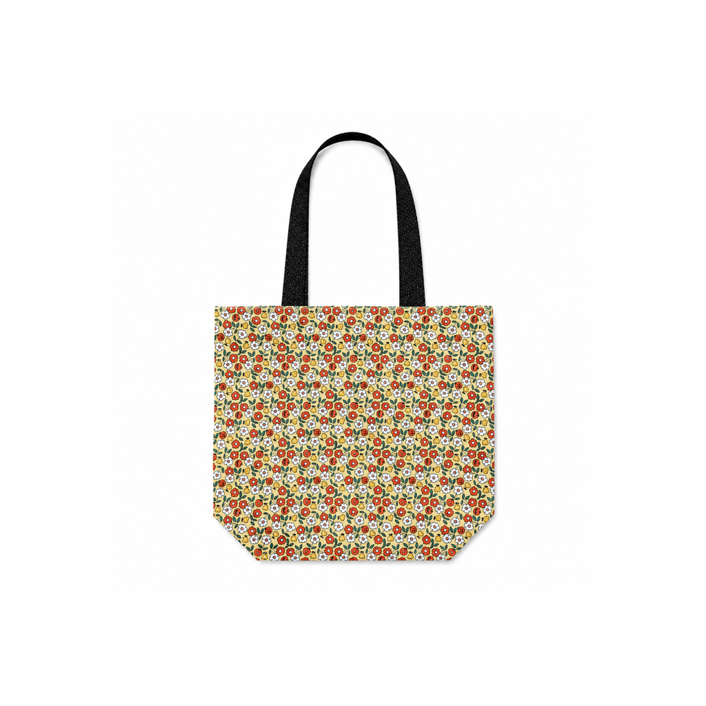 Handmade pumpkin print Halloween bag for kids