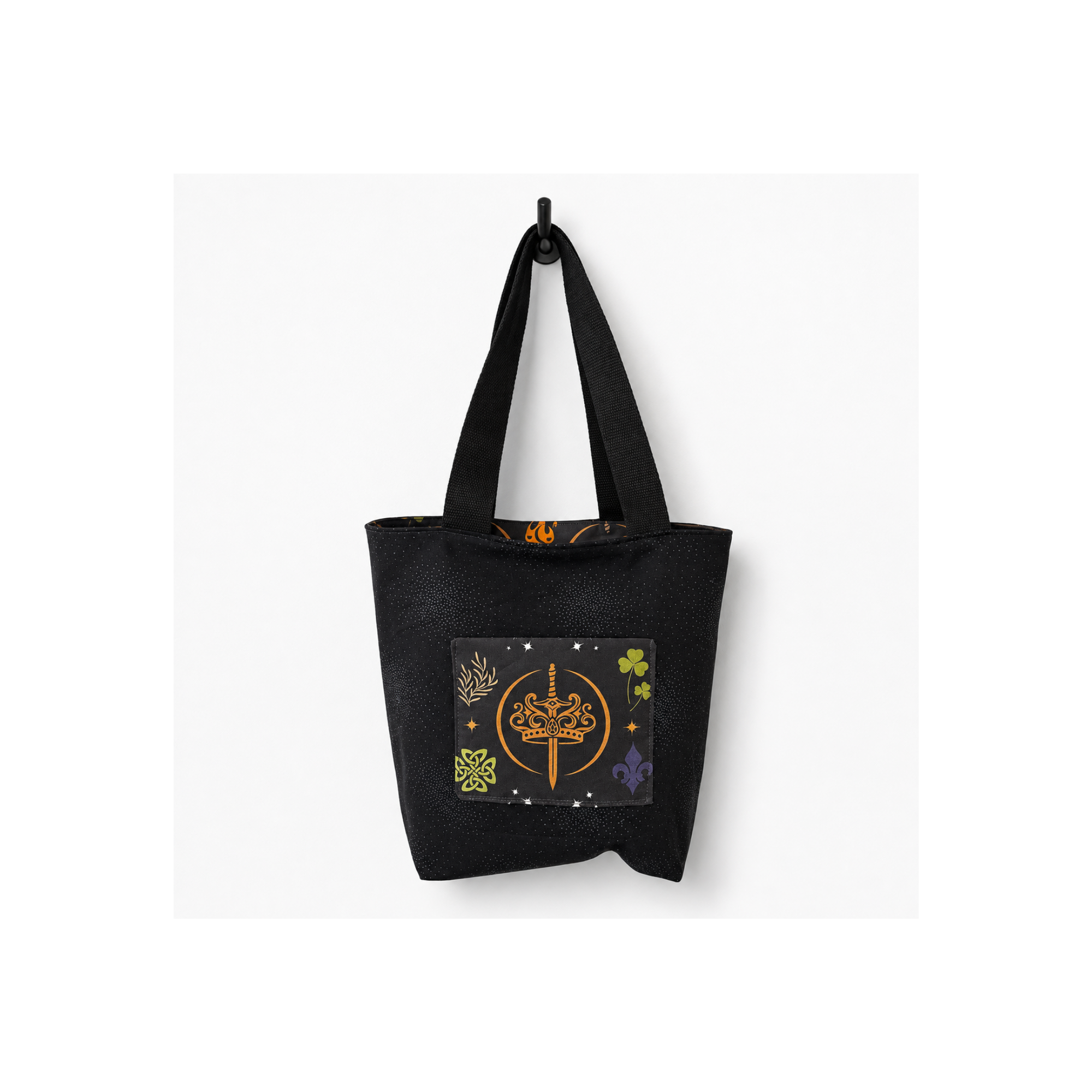 K.F. Breene Reversible Tote – Black