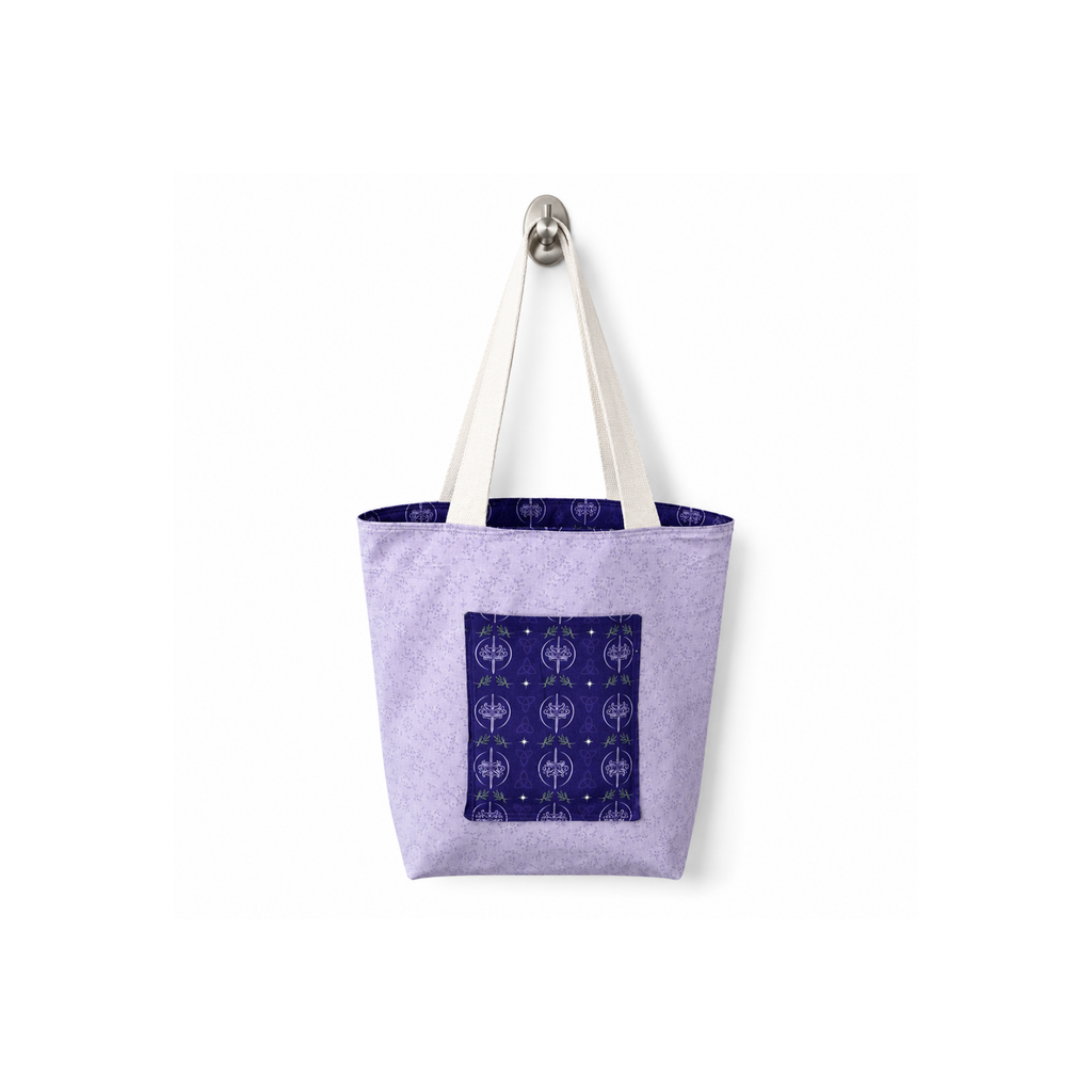 K.F. Breene Reversible Tote – Purple