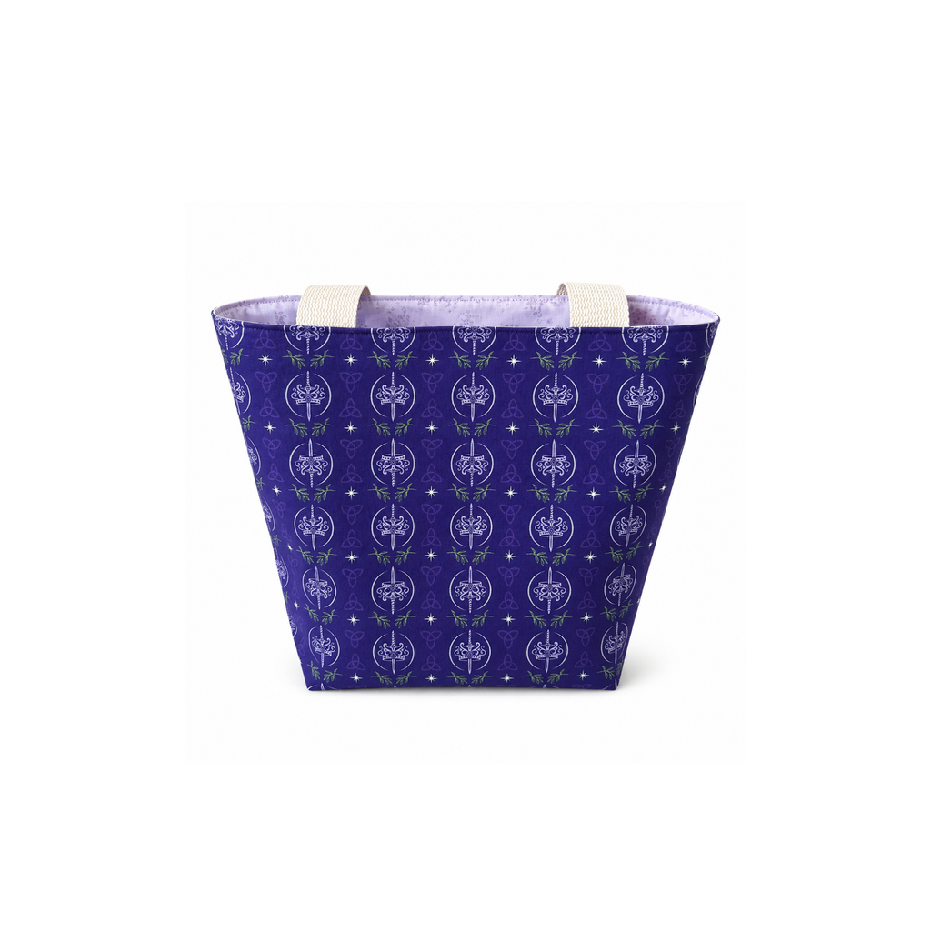 K.F. Breene Reversible Tote – Purple