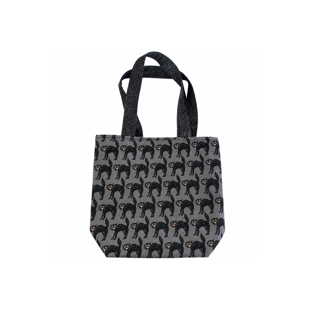 Handmade black cat Halloween bag for kids