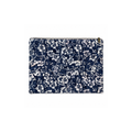 Handmade Midnight Bloom quilted laptop sleeve for MacBook