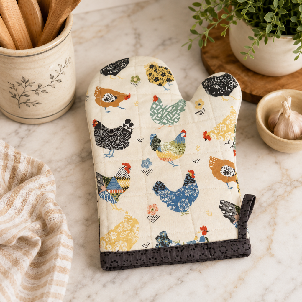 Chicken kitchen accessories for cooking and baking