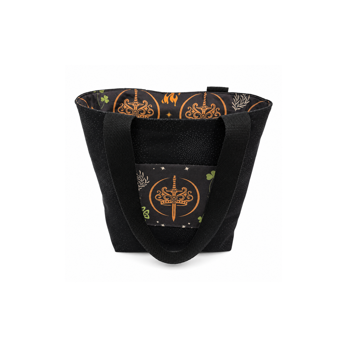 K.F. Breene Reversible Tote – Black