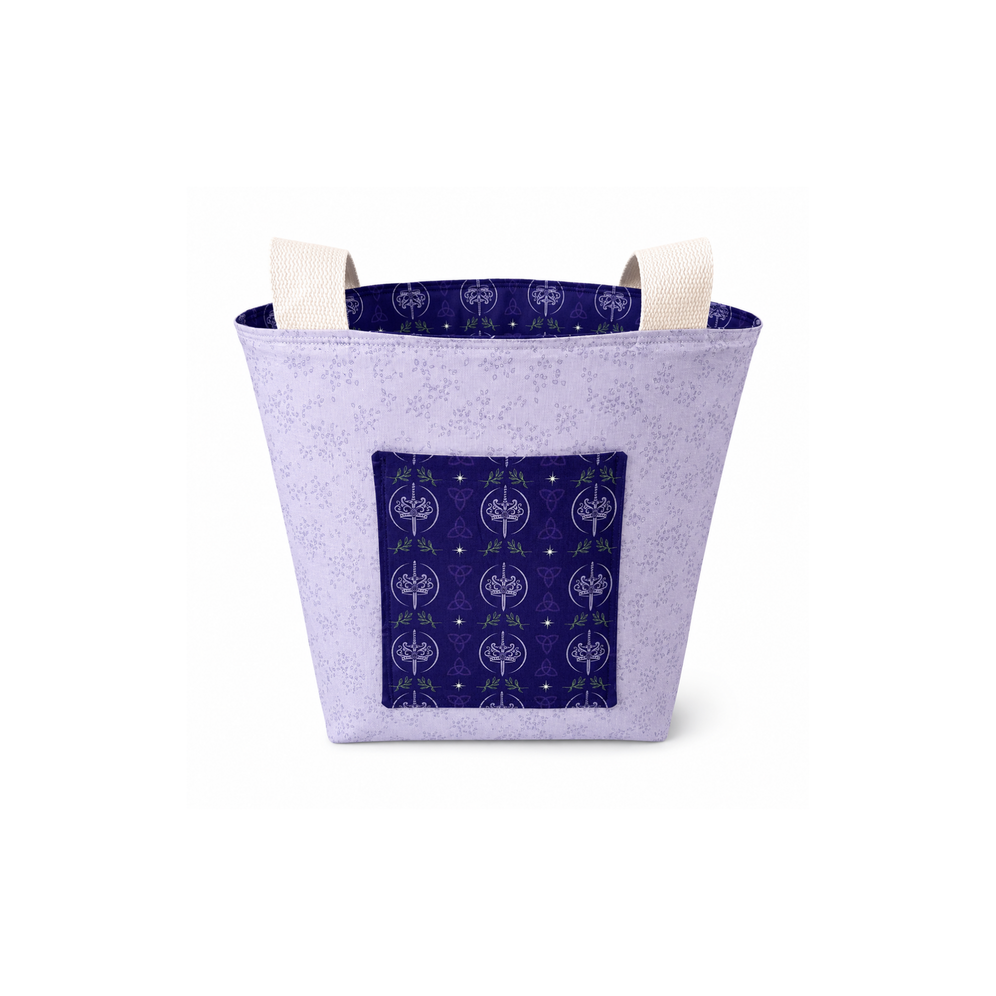 K.F. Breene Reversible Tote – Purple