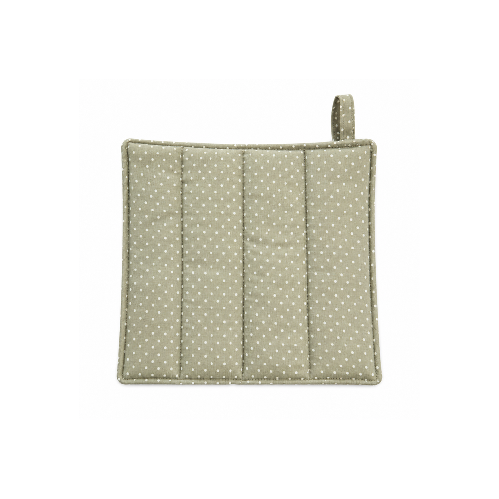 Sunflower print padded oven mitt and pot holder