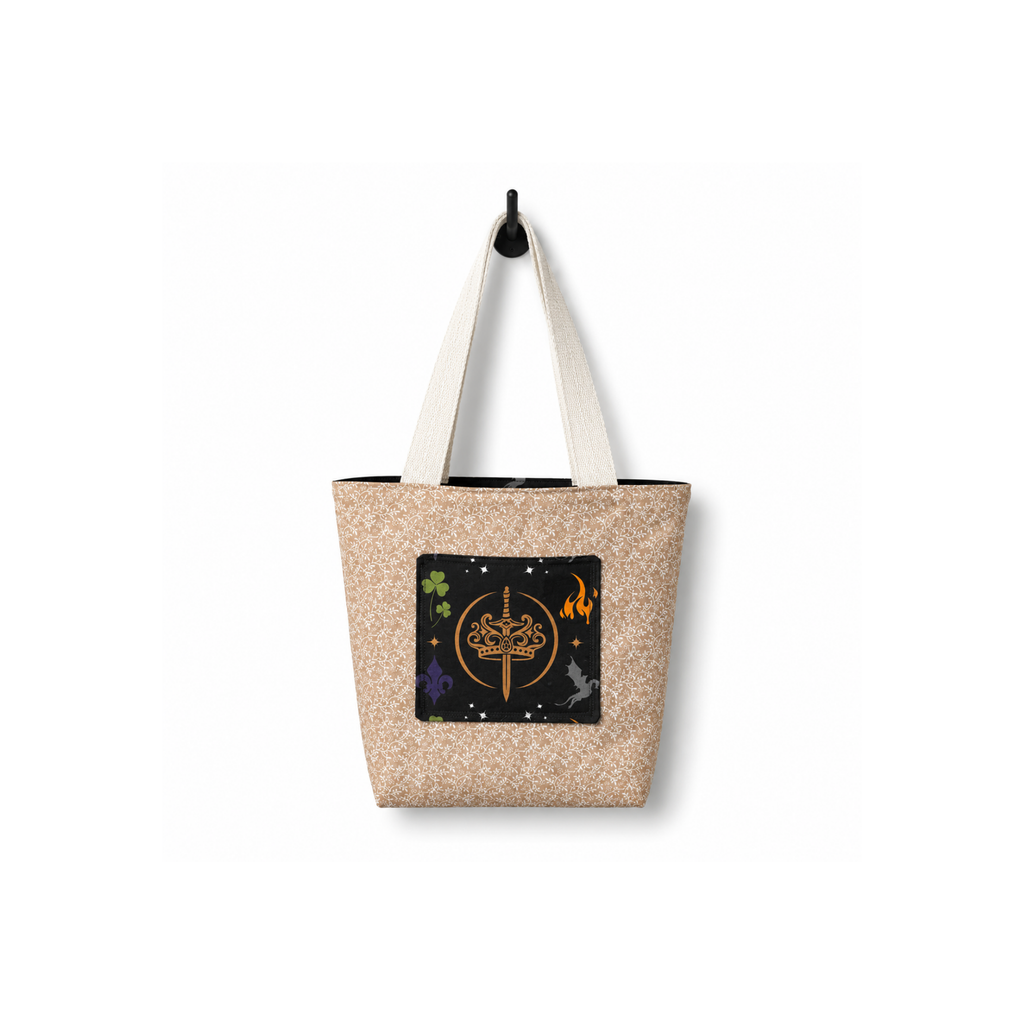 K.F. Breene Reversible Tote – Cream