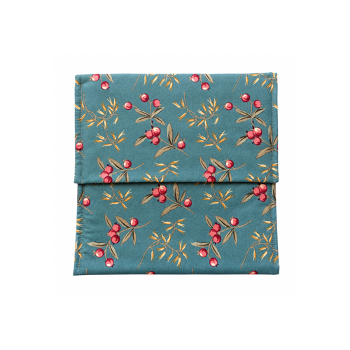 Berry branch print handmade microwave potato bag
