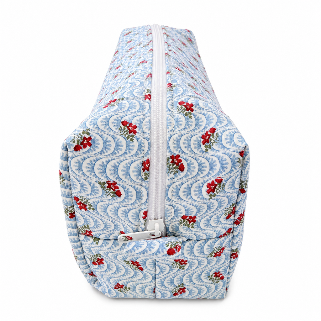 Zippered travel case for hair tools and cords